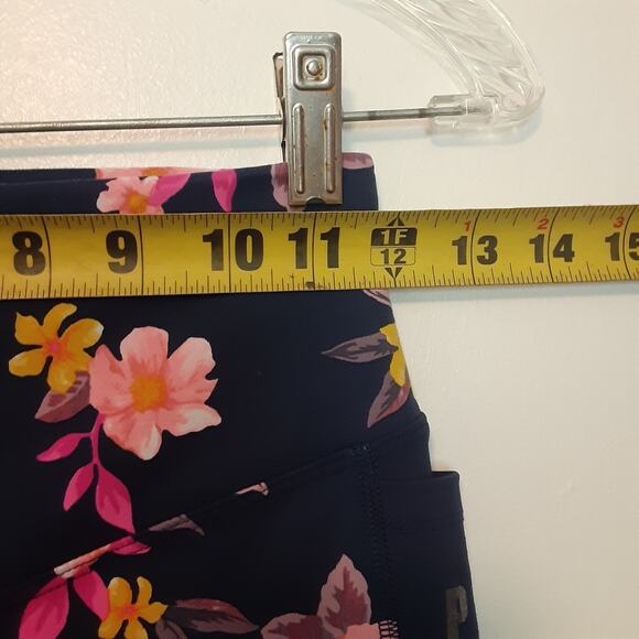 PINK Victoria’s Secret Ultimate Floral Leggings Navy Blue Size S - Picture 6 of 8